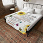 Mom, You Are A Sunflower Blanket