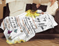 Mom, You Are A Sunflower Blanket