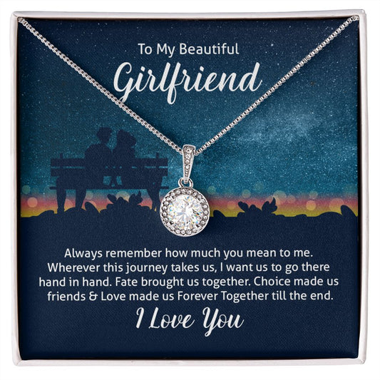 To My Beautiful Girlfriend Eternal Necklace