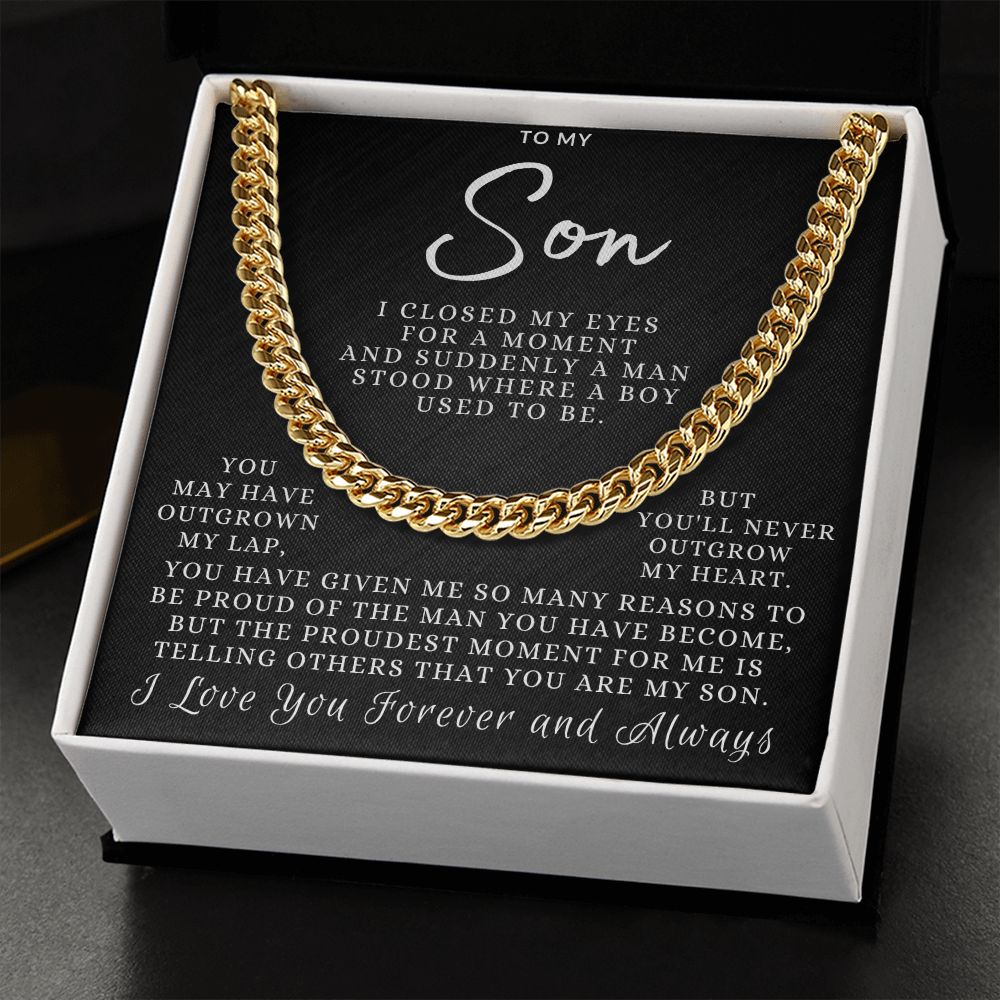 Proud of You Son Chain Necklace