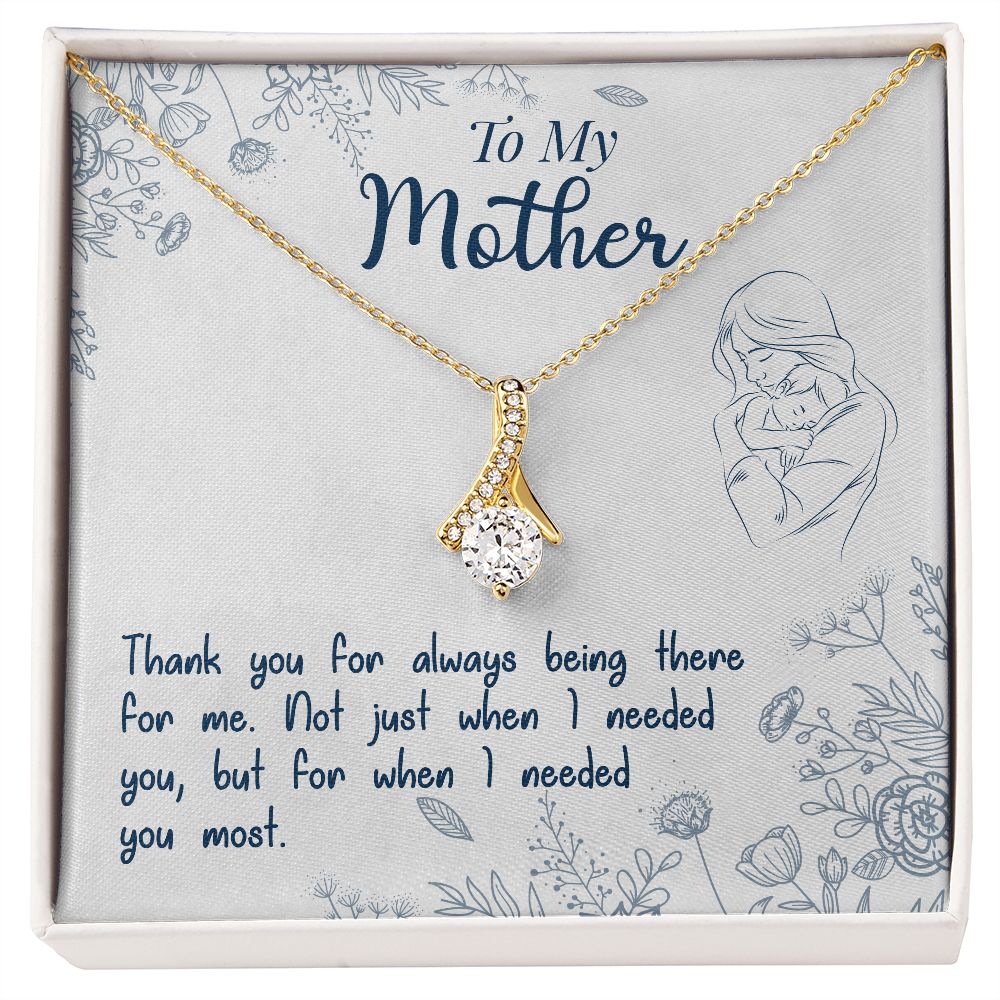 To My Mother - Thank You Alluring Beauty Necklace