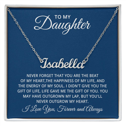 Custom Name Daughter Necklace