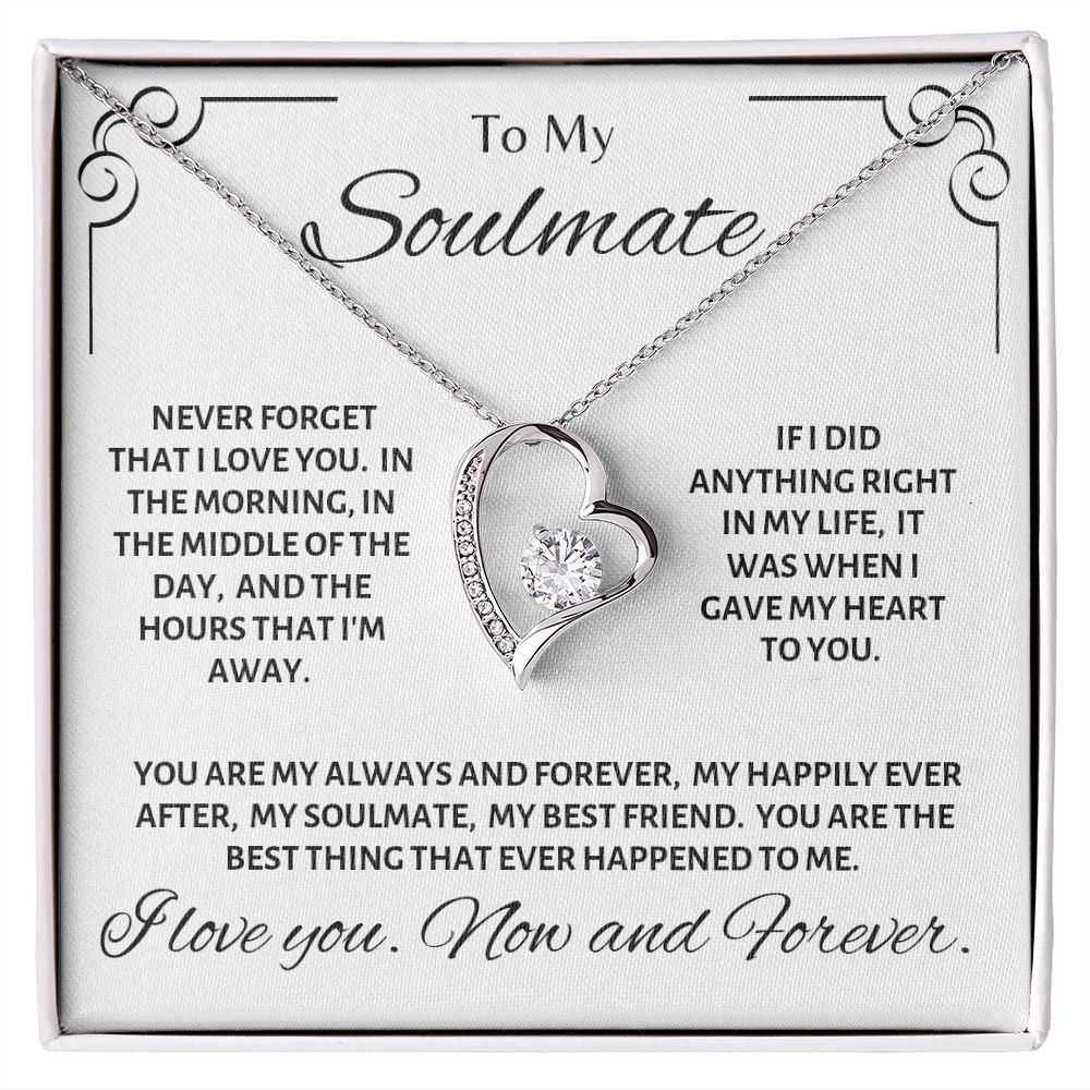 To My Soulmate, I LOVE YOU