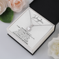 To My Daughter Eternal Necklace