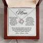 My Loving Mom For All You Do Knot Necklace