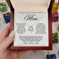 My Loving Mom For All You Do Knot Necklace
