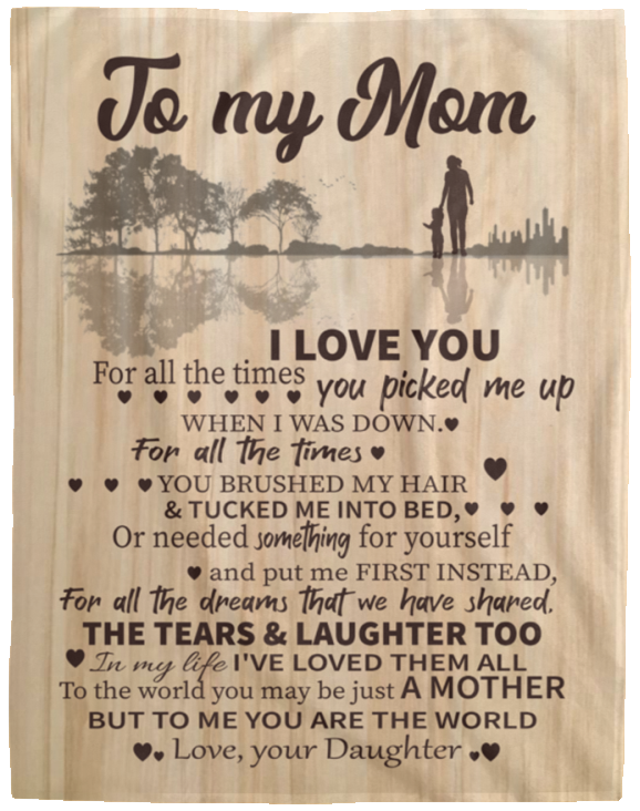 Mom, You are the World  Blanket