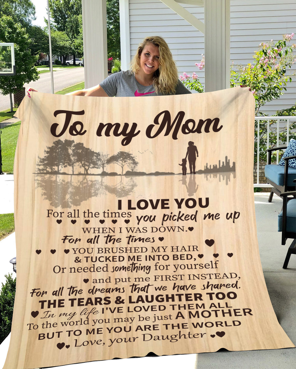 Mom, You are the World  Blanket