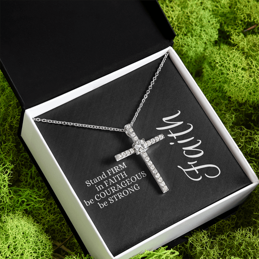 Stand Firm Women's Cross Necklace-