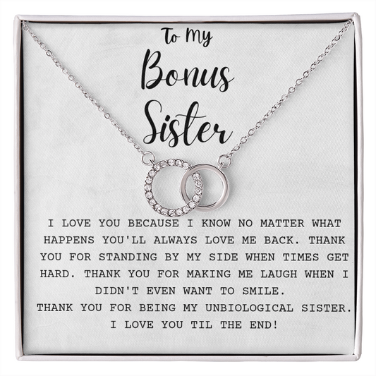Unbiological Sister Perfect Pair Necklace