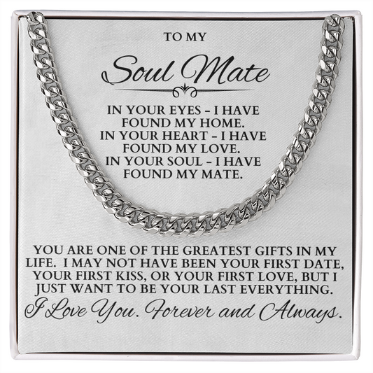 Soulmate Greatest Gift Chain Necklace