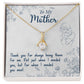 To My Mother - Thank You Alluring Beauty Necklace