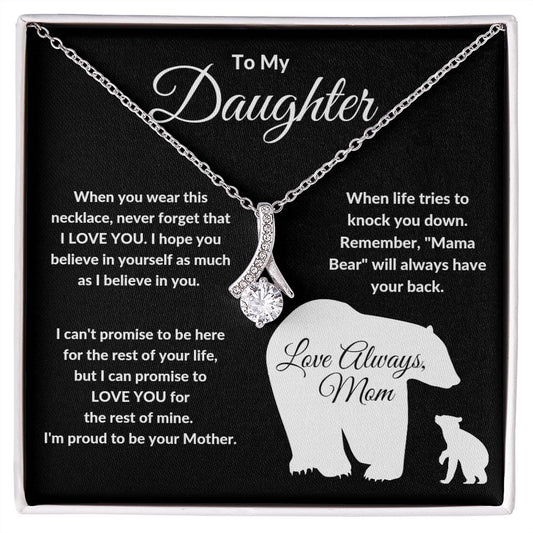 Daughter Mama Bear | Alluring Beauty Necklace