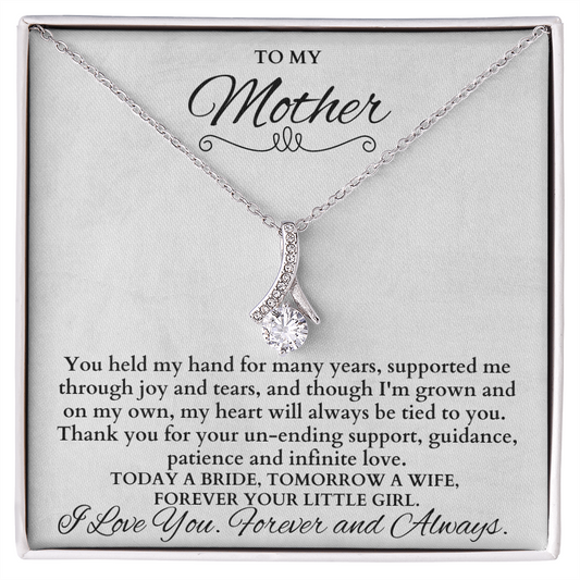 Mother Of The Bride Gift From Daughter, Mother Of The Bride Necklace From Bride Gift, Mom Of Bride Present, To Mom From Bride Gifts