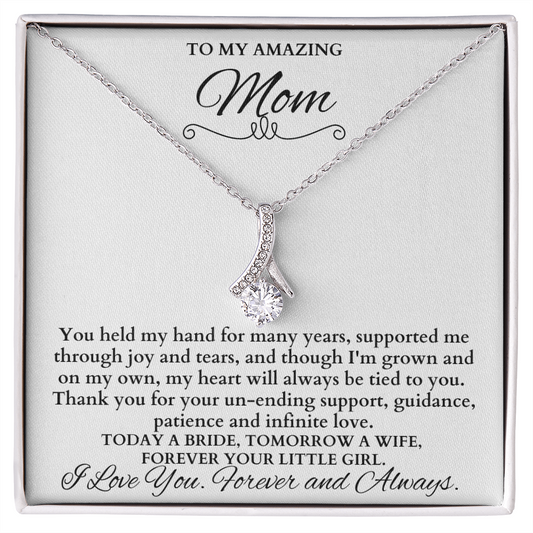 Mother Of The Bride Gift From Daughter, Mother Of The Bride Necklace From Bride Gift, Mom Of Bride Present, To Mom From Bride Gifts