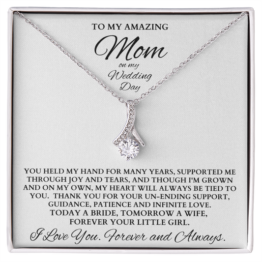 Mother Of The Bride Gift From Daughter, Mother Of The Bride Necklace From Bride Gift, Mom Of Bride Present, To Mom From Bride Gifts