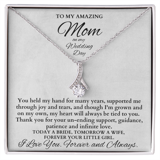 Mother Of The Bride Gift From Daughter, Mother Of The Bride Necklace From Bride Gift, Mom Of Bride Present, To Mom From Bride Gifts