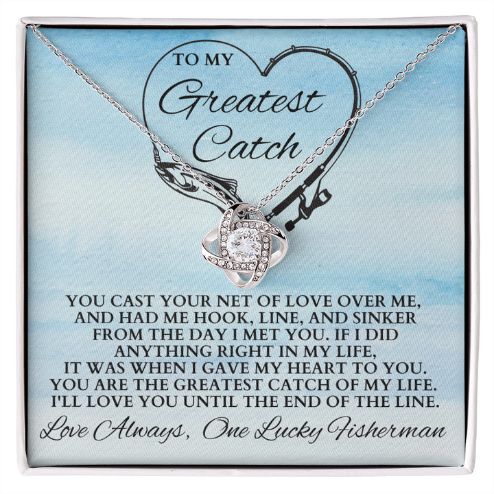 Greatest Catch Knot Necklace – MePlusThem