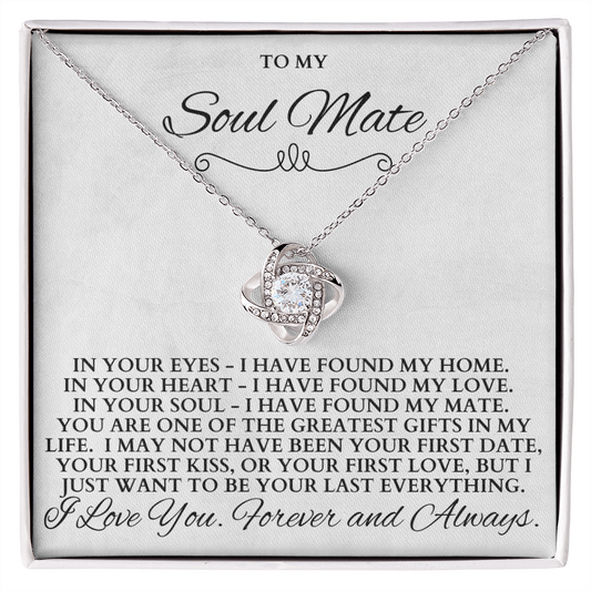 Greatest Gift Soulmate Knot Necklace