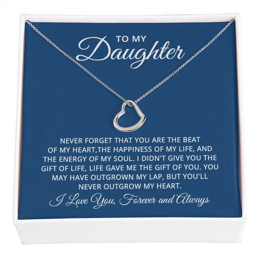 Daughter Delicate Heart Necklace