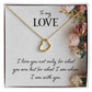 To my Love Delicate Heart Necklace