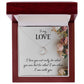 To my Love Delicate Heart Necklace