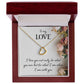 To my Love Delicate Heart Necklace