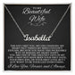 My Beautiful Wife Custom Name Necklace