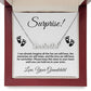 Custom Name Pregnancy Announcement Necklace